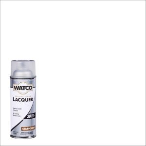 Watco Semi-Gloss Clear Oil-Based Alkyd Wood Finish Lacquer Spray 11.25 oz