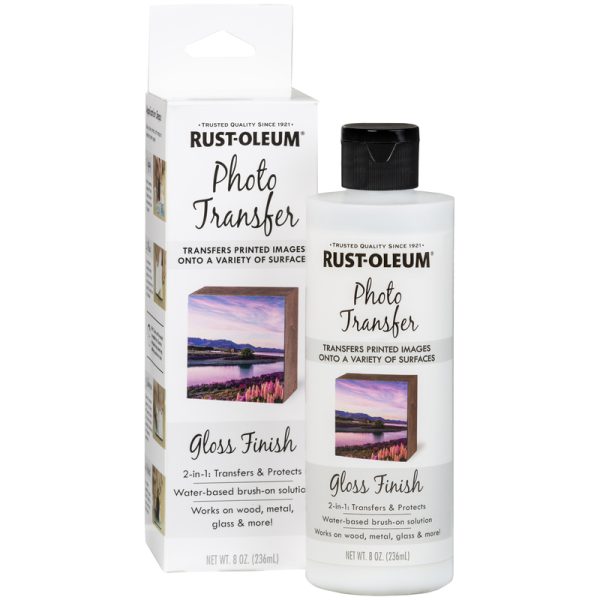 Rust-Oleum Gloss Clear Photo Transfer Solution Interior 8 oz