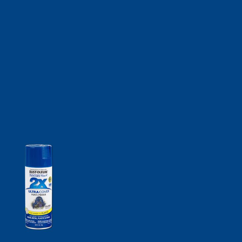 RustOleum Painter's Touch 2X Ultra Cover Gloss Deep Blue Paint+Primer