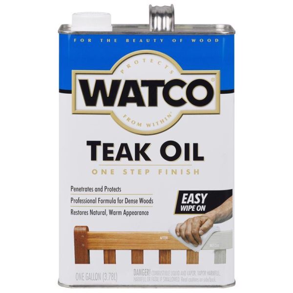 Watco Transparent Clear Oil-Based Teak Oil 1 gal
