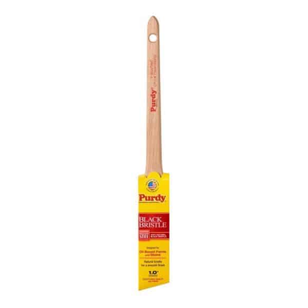 Purdy Black Bristle Adjutant 1 in. Medium Stiff Angle Trim Paint Brush