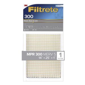 Filtrete 14 in. W X 25 in. H X 1 in. D 7 MERV Pleated Air Filter 1 pk
