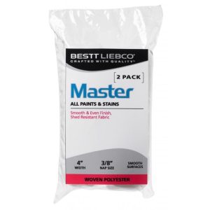 Bestt Liebco Master Woven Dralon Fabric 4 in. W X 3/8 in. Mini Paint Roller Cover 2 pk