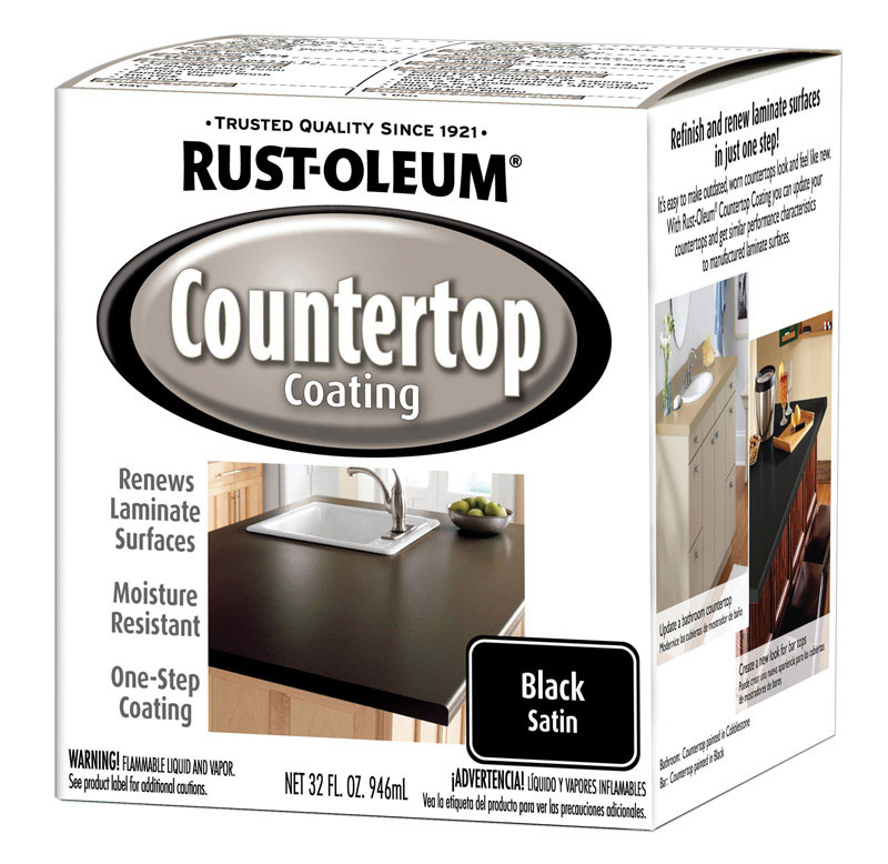 RustOleum Black Countertop Kit 32 oz PaintPlace New York