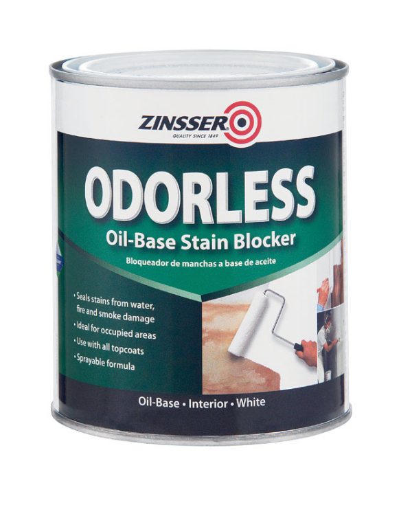 Zinsser Odorless White Flat Primer 1 qt