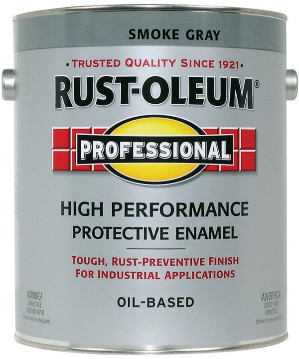 Rust-Oleum Professional High Performance Indoor and Outdoor Gloss Smoke Gray Protective Paint 1 gal