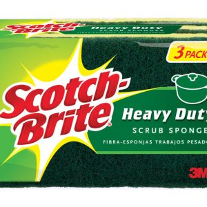 Scotch-Brite Heavy Duty Sponge For Pots and Pans 4.5 in. L 3 pk