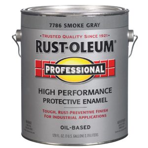 Rust-Oleum Professional High Performance Indoor and Outdoor Gloss Smoke Gray Protective Paint 1 gal