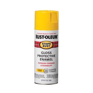 Rust-Oleum Stops Rust Gloss Sunburst Yellow Spray Paint 12 oz