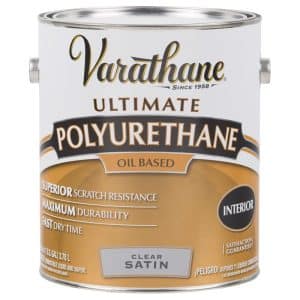 Varathane Satin Clear Oil-Based Polyurethane 1 gal