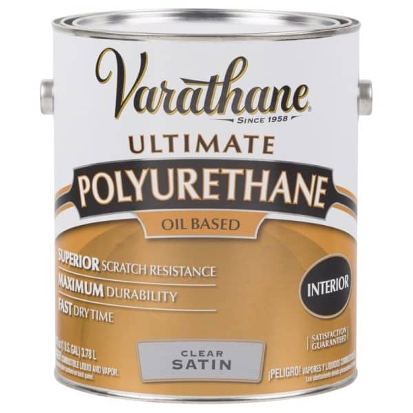 Varathane Satin Clear Oil-Based Polyurethane 1 gal