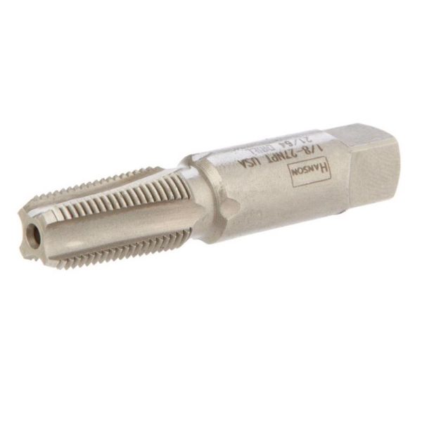 Irwin Hanson High Carbon Steel SAE Pipe Taper Tap 1/8 in. 1 pc