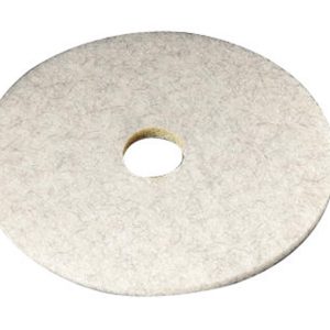 3M Natural Blend 17 in. D Non-Woven Natural/Polyester Fiber Floor Polishing Pad Tan
