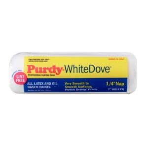 Purdy White Dove Woven Dralon Fabric 7 in. W X 1/4 in. Paint Roller Cover 1 pk