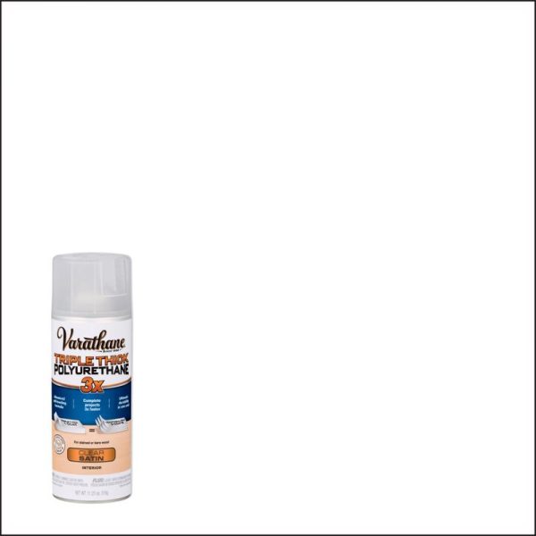 Varathane Satin Clear Water-Based Polyurethane 11.25 oz