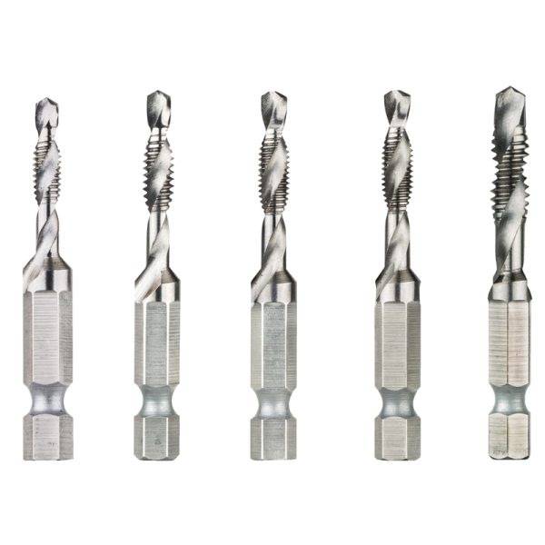 DeWalt Steel SAE Drill and Tap Bit Set 5 pc