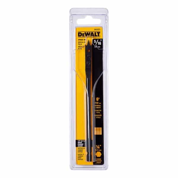 DeWalt 5/16 in. X 6 in. L Carbon Steel Spade Bit 1 pk