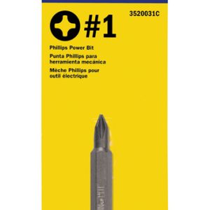 Irwin Phillips #1 X 1-15/16 in. L Power Bit S2 Tool Steel 1 pc