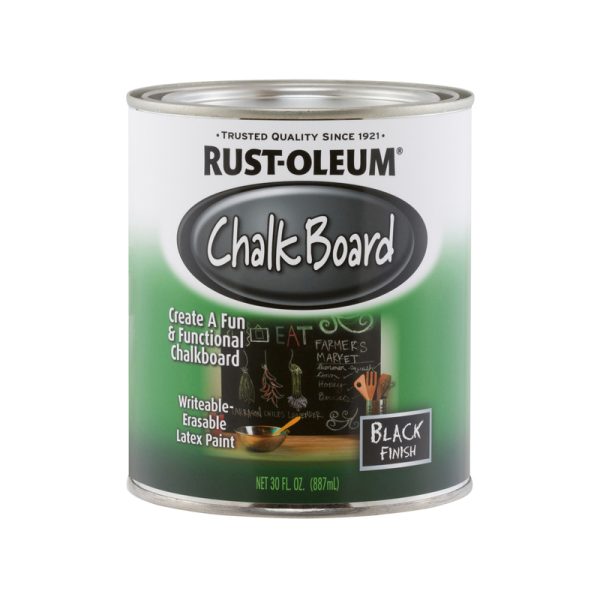 Rust-Oleum Specialty Flat Black Acrylic Chalkboard Paint 30 oz