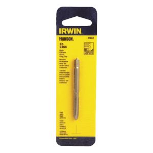 Irwin Hanson High Carbon Steel SAE Plug Tap 12-24 1 pc