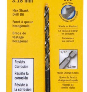 Irwin 1/8 in. X 3-1/2 in. L High Speed Steel Drill Bit 1 pc