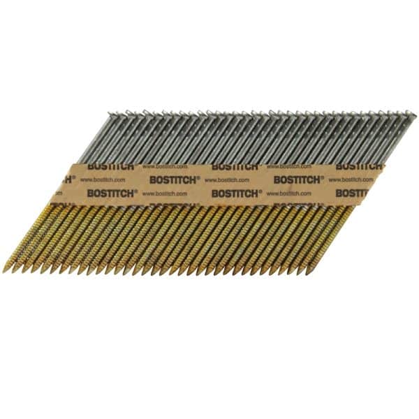 Bostitch 2-3/8 in. 10 Ga. Angled Strip Bright Stick Nails 33 deg 5,000 pk