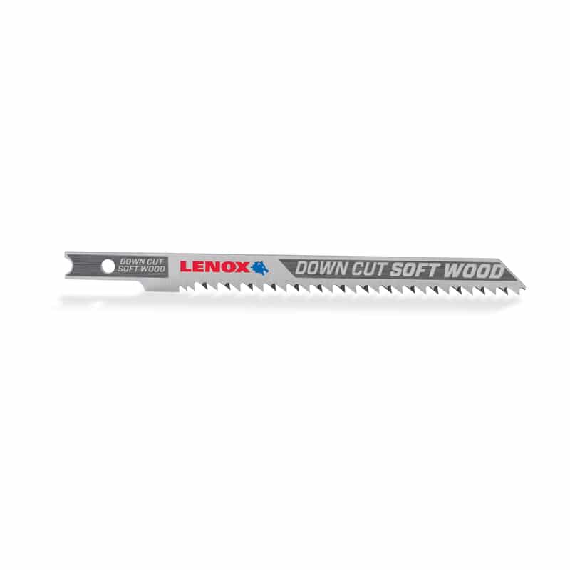Lenox 4 in. Metal UShank Down Cut Jig Saw Blade 10 TPI 3 pk