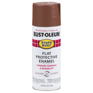 Rust-Oleum Stop Rust Flat Red  Rock Spray Paint 12 oz