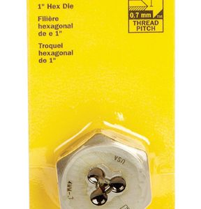 Irwin Hanson High Carbon Steel Metric Hexagon Die 4 - 0.70 mm 1 pc