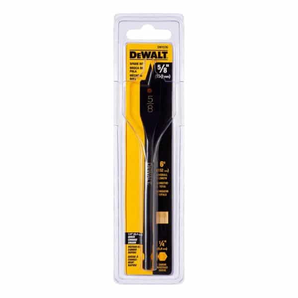 DeWalt 5/8 in. X 6 in. L Carbon Steel Spade Bit 1 pk