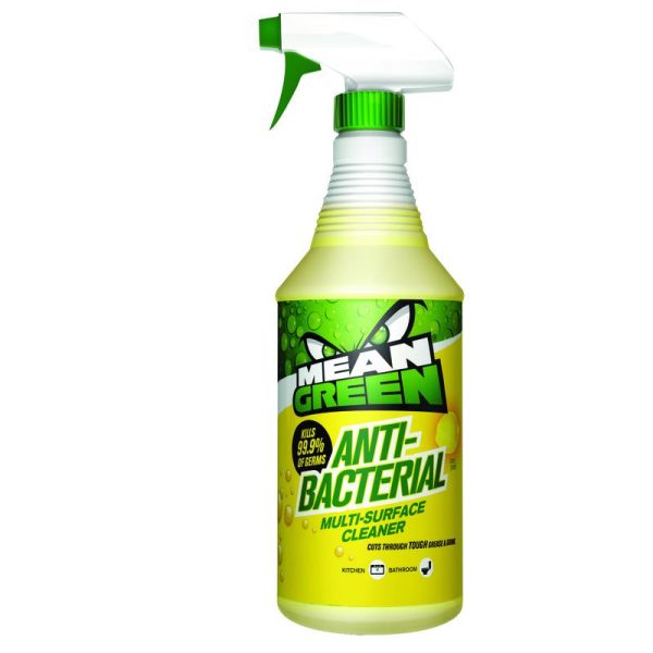 Mean Green Lemon Scent Antibacterial Cleaner Liquid 32 oz