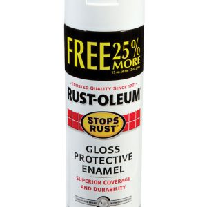 Rust-Oleum Stops Rust Gloss White Spray Paint 15 oz