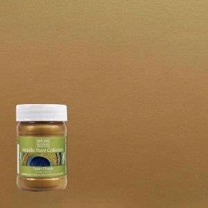 Modern Masters Shimmer Satin Brass Water-Based Metallic Paint 6 oz