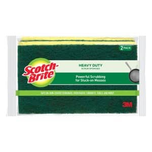 Scotch-Brite Heavy Duty Scrub Sponges For All Purpose 2 pk