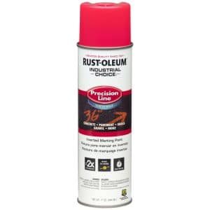 Rust-Oleum Industrial Choice Fluorescent Pink Field Marking Paint 17 oz
