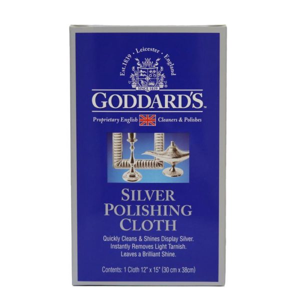 Goddard's Mild Scent Silver Polish 1 wipes Cloth