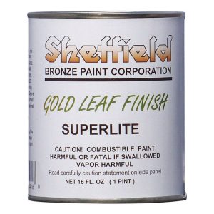 Sheffield Gloss Superlite Gold Gold Leaf Finish Exterior & Interior 16 oz