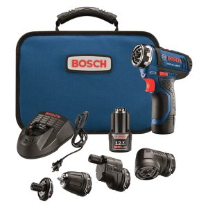 Bosch Flexiclick 12 V 1/4 in. Cordless 5-In-1 Drill Kit (Battery & Charger)