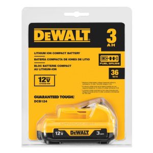 DEWALT 12V MAX DCB124 12 V 3 Ah Lithium-Ion Battery Pack 1 pc