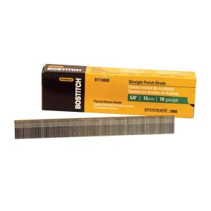 Bostitch 3/4 in. 18 Ga. Straight Strip Galvanized Brad Nails 3000 pk