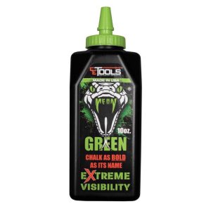 CE Tools Extreme Visibility 10 oz Standard Extreme Visibility Marking Chalk Fluorescent Green 1 pk