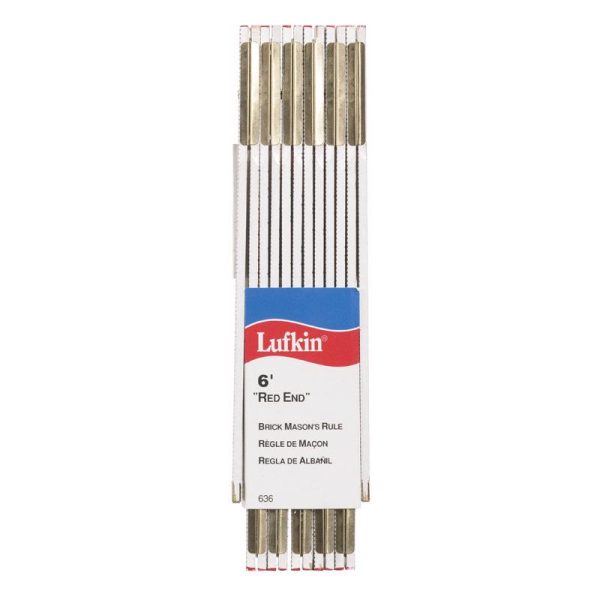 Lufkin 6 in. L X 5/8 in. W Wood Folding Masonry Rule SAE
