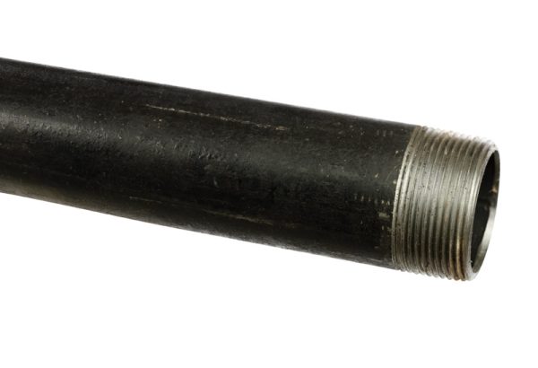 B&K Mueller 1-1/2 in. D X 60 in. L Black Steel Pre-Cut Pipe
