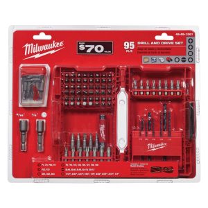 Milwaukee Shockwave Assorted 1 in. L Drill and Driver Bit Set Steel 95 pc