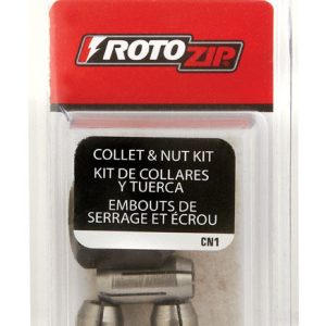 Rotozip .8 in. L Replacement Collet 3 pc