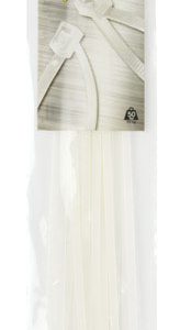 Gardner Bender 14 in. L Clear Self-Cutting Cable Tie 20 pk