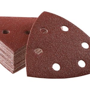 Bosch 3-1/2 in. L X 3.75 in. W 80 Grit Aluminum Oxide Detail Sanding Triangle 25 pk