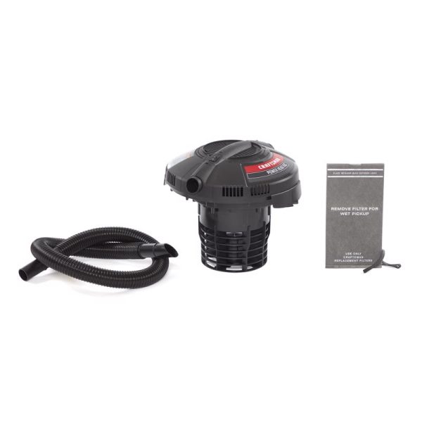 CRAFTSMAN 12.5 in. L X 12.5 in. W X 12.5 in. D Wet/Dry Vac Powerhead 1 pc