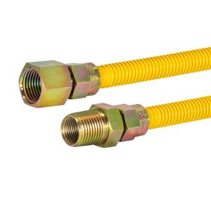 Eastman ProCoat 1/2 in. FIP X 1/2 in. D MIP Stainless Steel Gas Connector 36 in. L