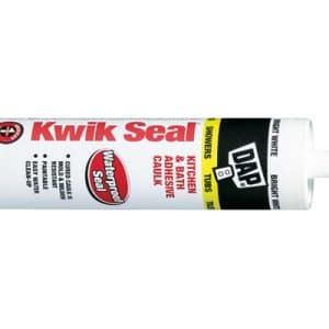 DAP Kwik Seal White Acrylic Latex Kitchen and Bath Adhesive Caulk 10.1 oz